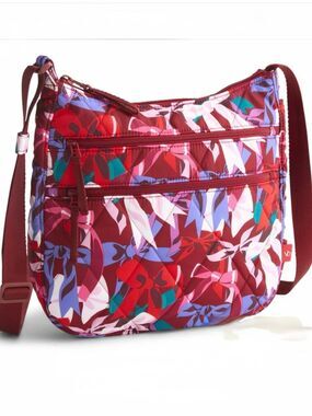 Vera Bradley Trio Zip Hipster Crossbody Bag in Bow Show NWT